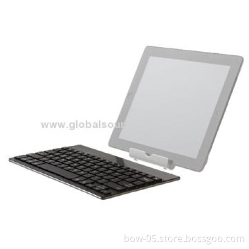 Universal Wireless Bluetooth Keyboard with 7-color Changeable Backlit, Aluminum Alloy Cover